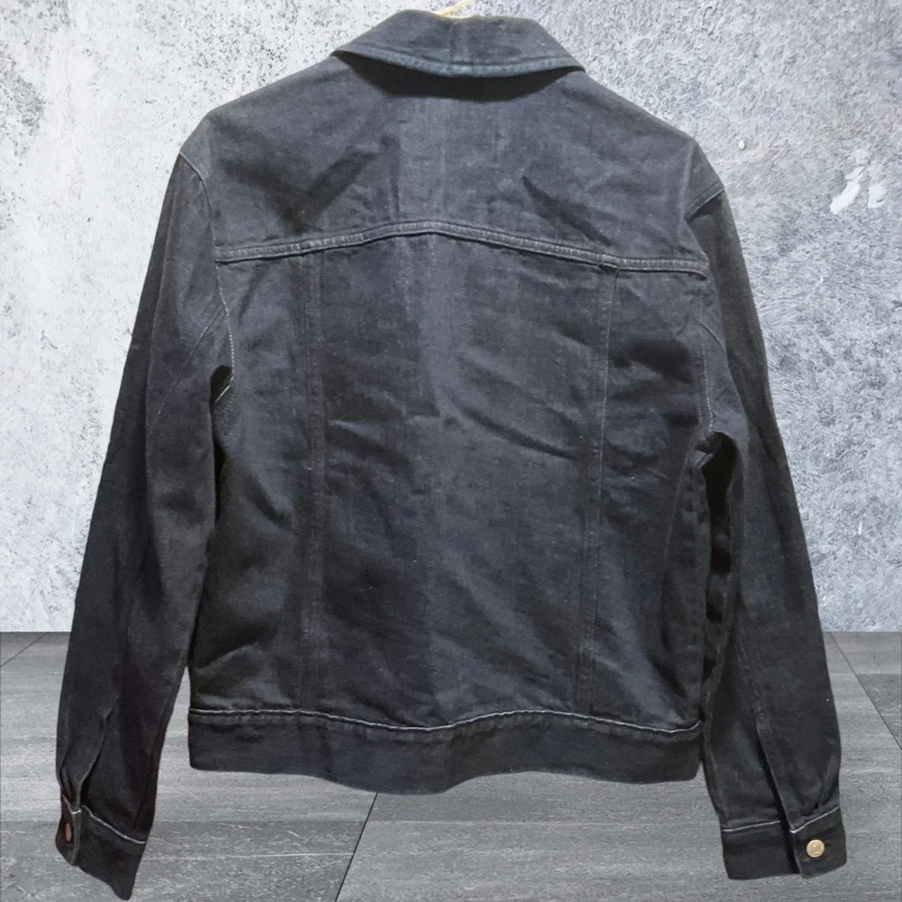 ** Calvin Klein UNISEX Indigo Blue Denim Jean Jacket - Picture 3 of 7